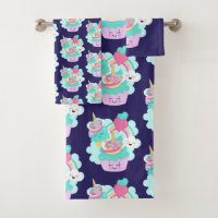 Cute Cupcake and Happy Ice Cream Pattern