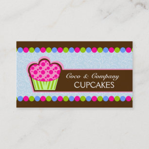 Cute Cupcake Bakery Business Cards