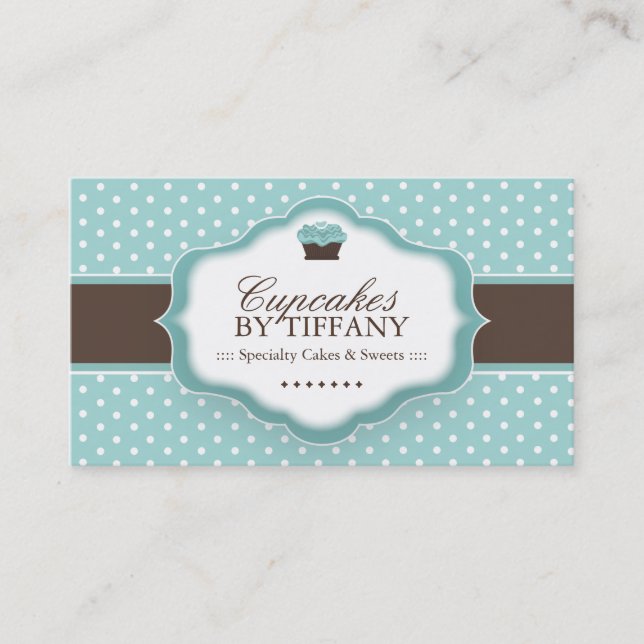 Cute Cupcake Business Card (Front)