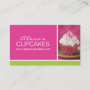 Cute Cupcake Business Card