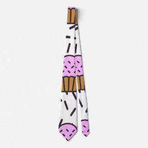 Cute Cupcake Pattern Tie