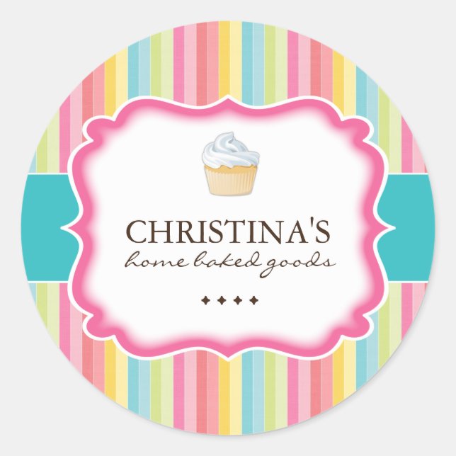Cute Cupcake Stickers (Front)