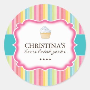 Cute Cupcake Stickers