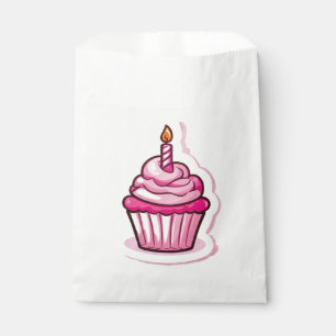 Cute Cupcake Theme for Birthday Girl Favour Bags