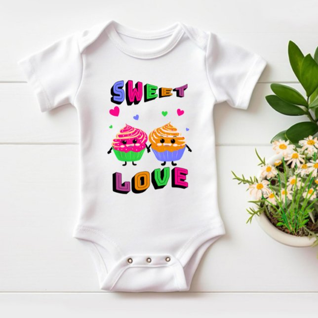 Cute cupcakes baby bodysuit (Creator Uploaded)