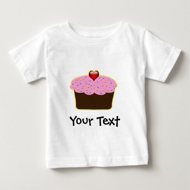 Cute Cupcakes Baby T-Shirt (Front)