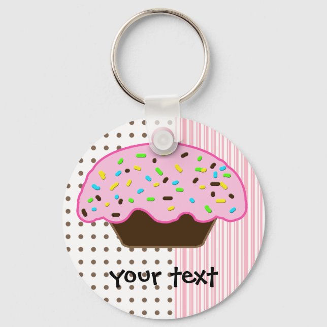 Cute Cupcakes Key Ring (Front)
