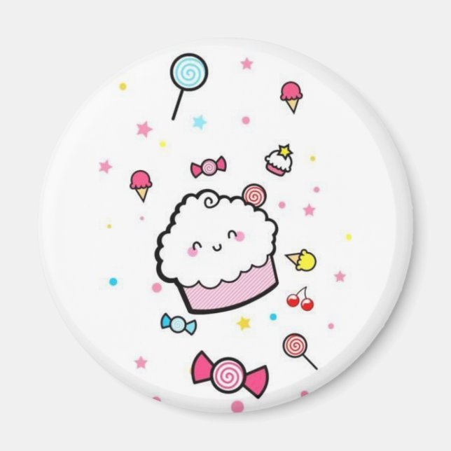 Cute Cupcakes Magnet (Front)