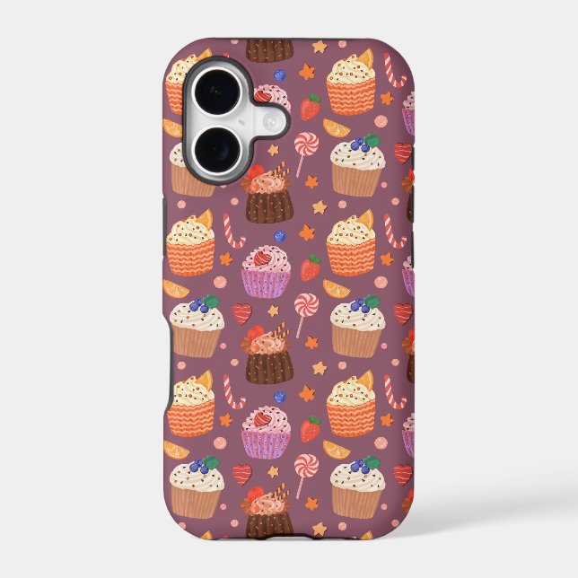 Cute cupcakes pattern  (Back)