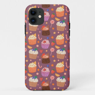 Cute cupcakes pattern Case-Mate iPhone case