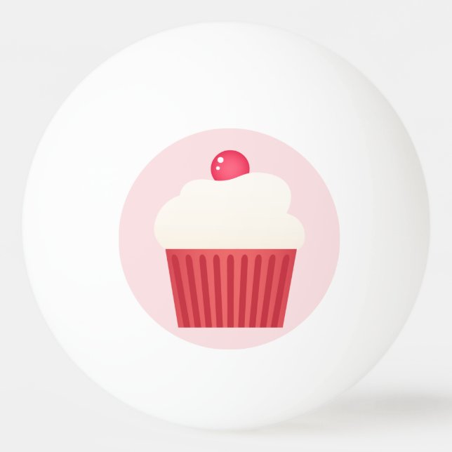 Cute Cupcakes pattern Ping Pong Ball (Back)