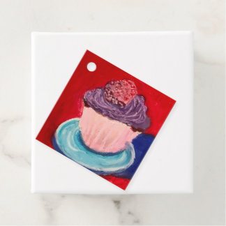 Cute Cupcke Favour Tags
