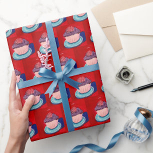 Cute Cupcke Wrapping Paper