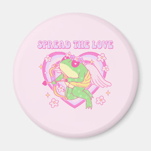 Cute Cupid Frog - Spread the Love Magnet