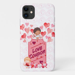 Cute Cupid Love Coupon Case-Mate iPhone Case