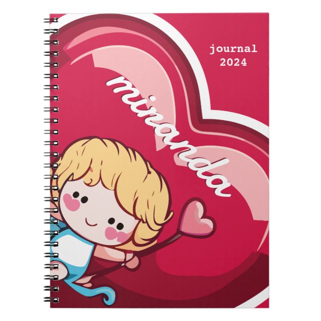 Cute Cupid Notebook (Front)