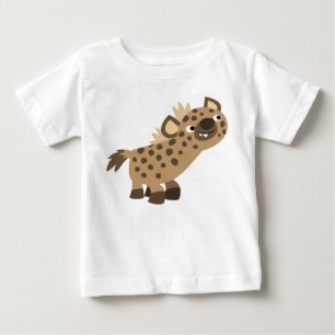 Cute Curious Cartoon Hyena Baby T-Shirt