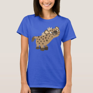 Cute Curious Cartoon Hyena Women T-Shirt