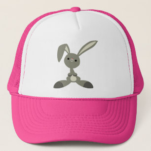 Cute Curious Cartoon Rabbit Hat