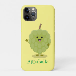 Cute custard apple cherimoya cartoon  Case-Mate iPhone case