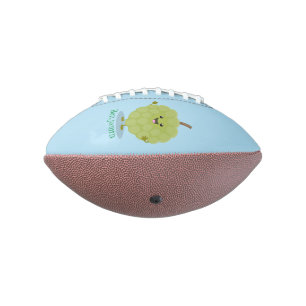 Cute custard apple cherimoya cartoon football