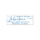 Cute Custom Address Stamp With Script Font