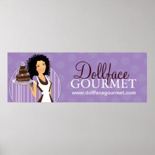 Cute Custom Bakery Poster