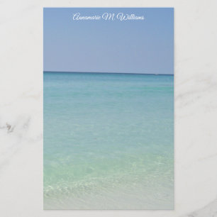 Cute Custom Beach Stationery
