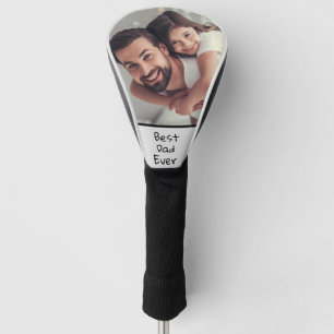 Cute Custom Best Dad Ever Photo Golf Head Cover