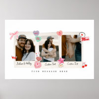 Cute Custom Couple Photos and Text Gift