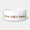 Cute Custom Dog Bowl