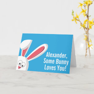 Cute Custom Easter Card for Child Kid or Grandkid