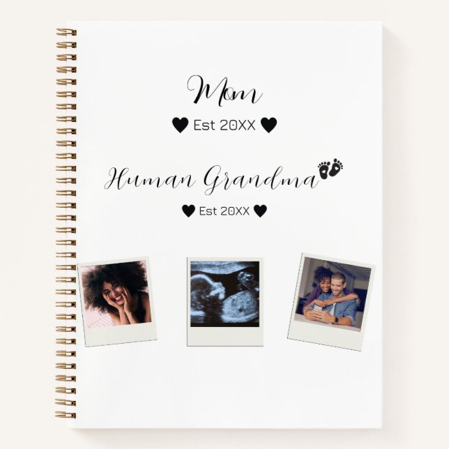 Cute Custom  Family Photo Journals (Front)