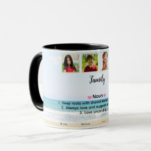Cute Custom Family Photo Mug