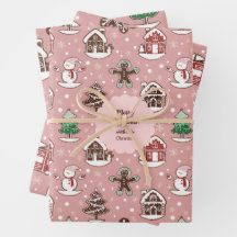 Cute Custom Holiday Cookie Pattern Christmas