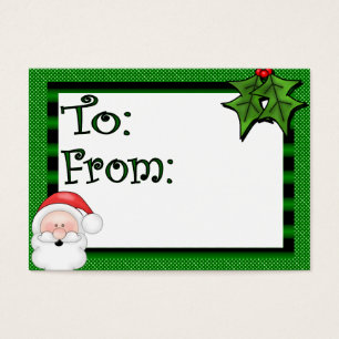 Cute Custom Holiday Gift Tag
