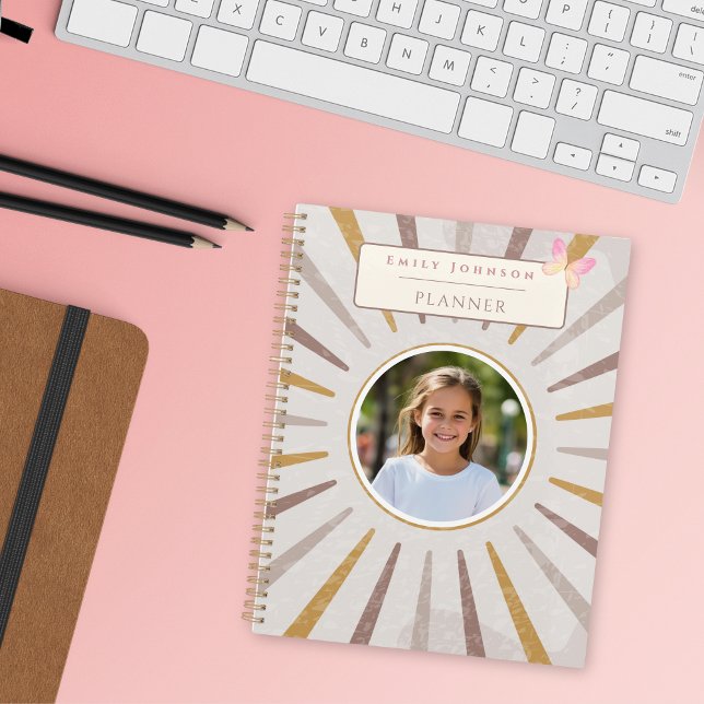 Cute Custom Kid Name & Photo Quote  Planner (Creator Uploaded)