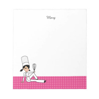 Cute Custom Kitchen Notepad 40 Pages
