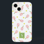 Cute Custom Monogram Pickleball Pattern Case-Mate iPhone 14 Case<br><div class="desc">Here at AdeliaGifts we love this Cute Personalised Initial Pickleball Pattern Case-Mate iPhone Case and we think you will love it too. 
The perfect gift or just treat yourself! 
We have a HUGE selection of products with most designs available for Men,  Women and Kids. Check them out!</div>