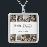 Cute Custom Mothers Day Family Photo Silver Plated Necklace<br><div class="desc">Carry Your Loved Ones Close with a Heartfelt Photo Necklace This Mother's Day, celebrate the special bond between mum and child with a gift she can cherish every day. Our custom photo necklace features a beautiful heart-shaped pendant that can be personalised with a cherished family photo. Imagine the look on...</div>