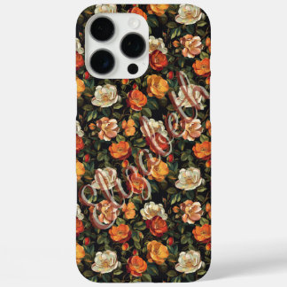 Cute Custom Name Rose   iPhone 16 Pro Max Case