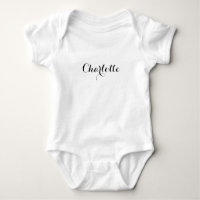 Cute Custom name text black and white