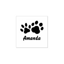 Cute Custom Paw Cat and Dog