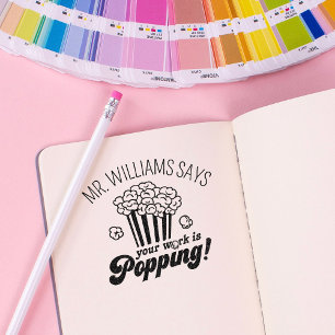 Cute Custom Personalized Teacher Gift   Self-inking Stamp