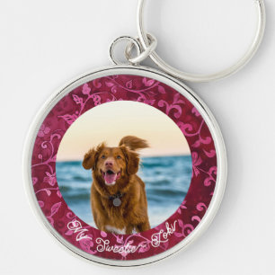 Cute Custom Pet Photo Gifts for Kids Key Ring