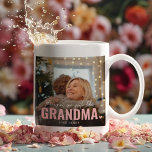 Cute Custom Photo Collage Keepsake GRANDMA Gift Coffee Mug<br><div class="desc">Modern Custom photo Coffee Mug with the text 'There's no one quite like GRANDMA' featuring a combination of script and sans typography and a cute little heart. Personalise with the name/s of whom it's from. This mug would work for (grandpa, mother, father, sister etc). A precious keepsake gift for family...</div>