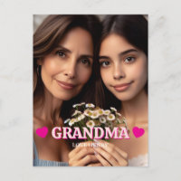 Cute Custom Photo Keepsake Grandma Grandpa Gift