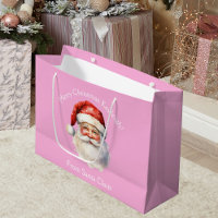 Cute Custom Pink From Santa Claus Kids Christmas