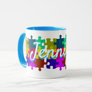 Cute Custom Puzzle Mug
