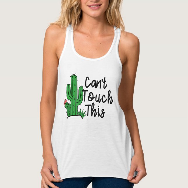 Cute Custom Spring Break Beach Cactus Sorority Singlet (Front)